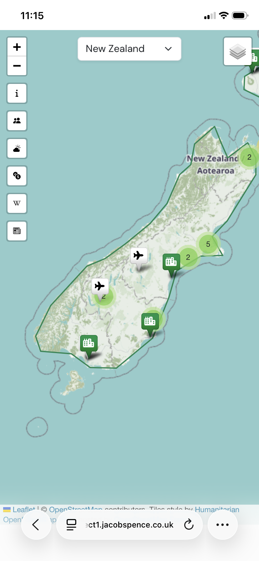 Airports and Cities Icons - Leaflet.ExtraMarkers